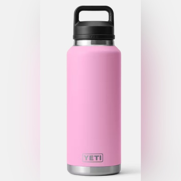 NWB Yeti RAMBLER 46 OZ WATER BOTTLE WITH CHUG CAP in color Power Pink 🌸 - Picture 1 of 4